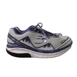 GDEFY Gravity Defyer Womens 10 Orthopedic Walking Sneakers Purple & White READ